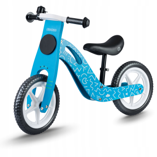 RicoKids Veltino 8" balančný bicykel, modrý